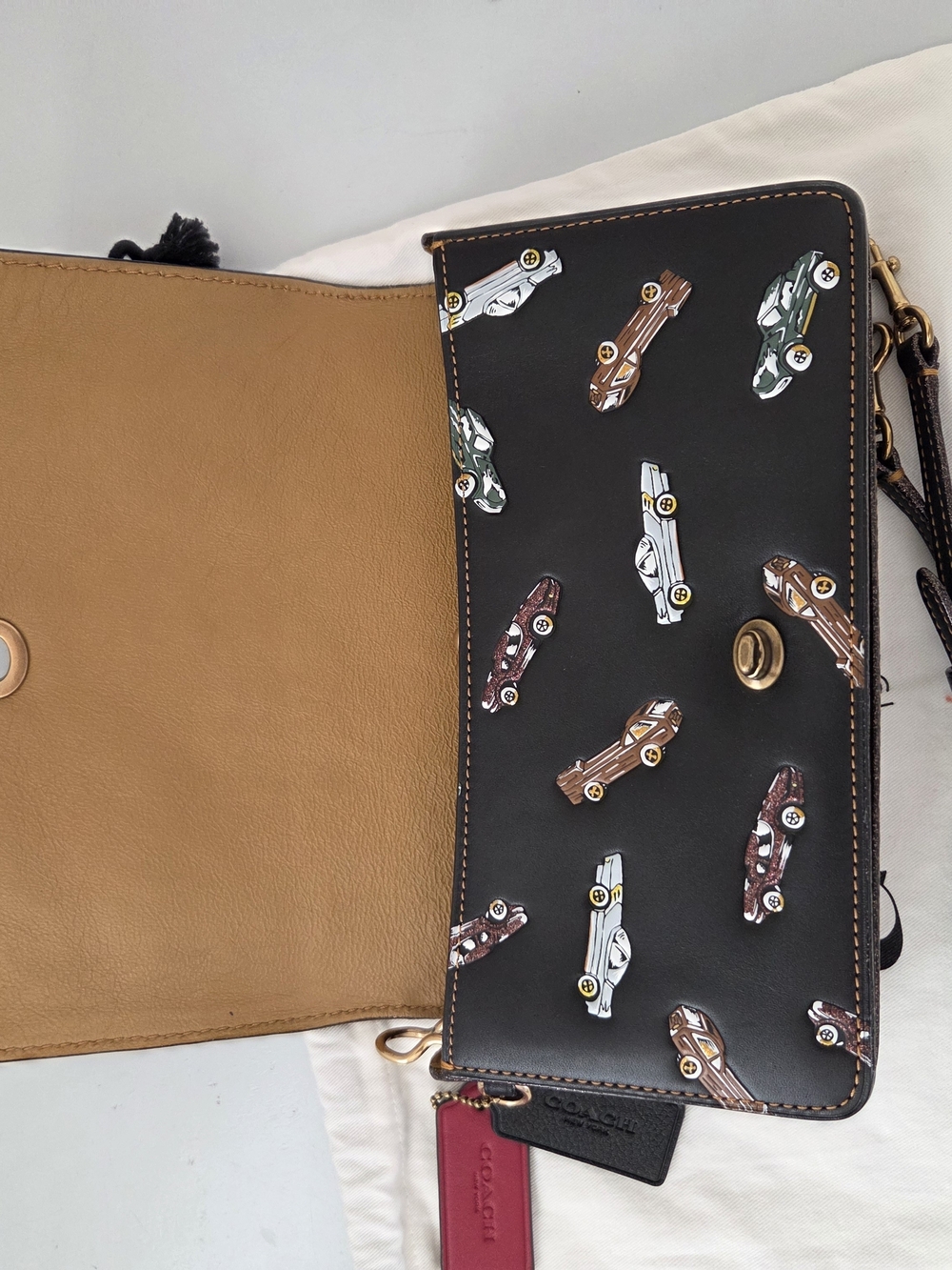 Coach 1941 Car Print Dinky Bag Limited Edition - Picture 5 of 13